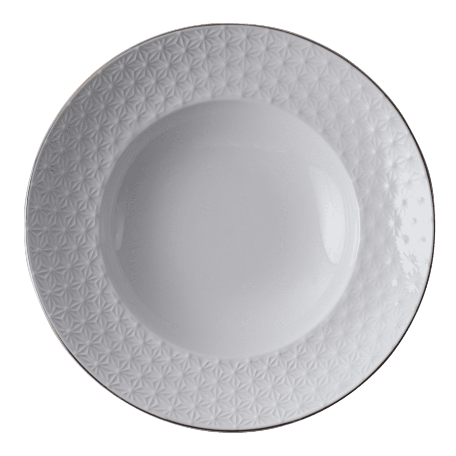 TOKYO DESIGN - ASSIETTE CREUSE OR ET BLANC